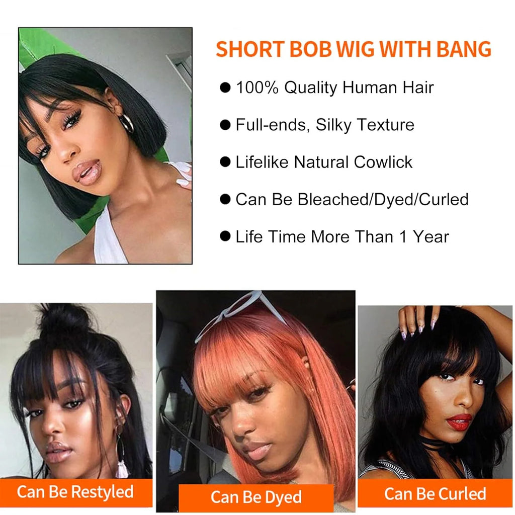 Human Hair Bob Wig