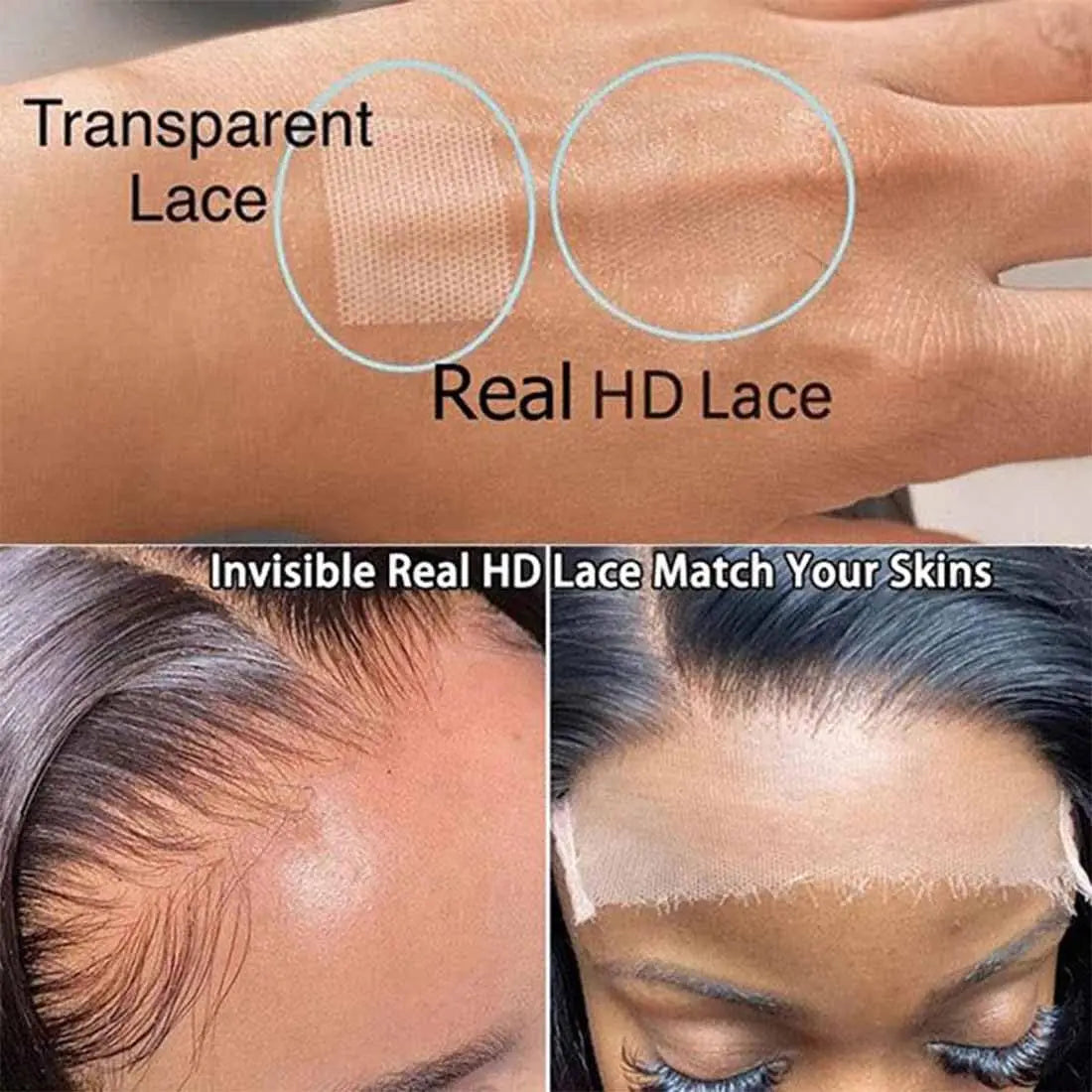 Human Hair Wig 13x4/13x6 Lace Frontal Wig Preplucked